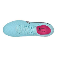 Nike Tiempo Legend 10 Elite IJzeren-Nop Voetbalschoenen (SG) Pro Player Lichtblauw Wit Felroze