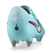 Nike Tiempo Legend 10 Elite IJzeren-Nop Voetbalschoenen (SG) Pro Player Lichtblauw Wit Felroze