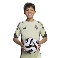 adidas Real Madrid Training Shirt 2025-2026 Kids Light Green Grey