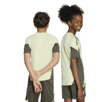 adidas Real Madrid Training Shirt 2025-2026 Kids Light Green Grey