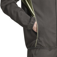 adidas Real Madrid Presentatie Trainingsjack 2025-2026 Grijs Lichtgroen