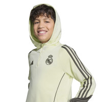 adidas Real Madrid Track Hoodie 2025-2026 Kids Lichtgroen Grijs