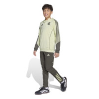 adidas Real Madrid Track Hoodie 2025-2026 Kids Lichtgroen Grijs