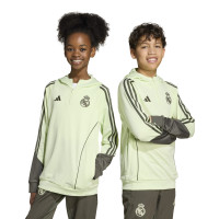 adidas Real Madrid Track Hoodie 2025-2026 Kids Lichtgroen Grijs