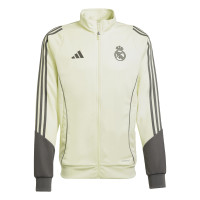 adidas Real Madrid Full-Zip Tracksuit 2025-2026 Light Green Grey
