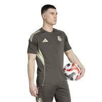 adidas Real Madrid Trainingsset 2025-2026 Grijs Lichtgroen