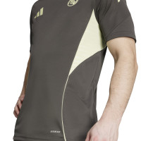 adidas Real Madrid Trainingsset 2025-2026 Grijs Lichtgroen