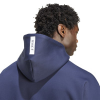 adidas Real Madrid Anthem Training Jacket 2025-2026 Dark Blue White