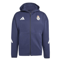 adidas Real Madrid Anthem Training Jacket 2025-2026 Dark Blue White