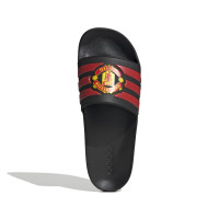 adidas Adilette Shower Manchester United Slides Black Red White