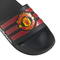 adidas Adilette Shower Manchester United Slides Black Red White