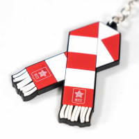 MVV Maastricht Sleutelhanger Sjaal Rood Wit