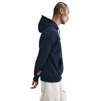 Nike Sportswear Club Fleece Hoodie Dark Blue White