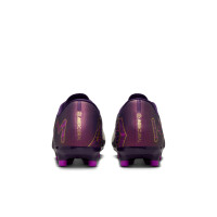 Nike Zoom Mercurial Vapor 16 Mbappé Academy Grass/Artificial Grass Football Boots (MG) Purple Gold White