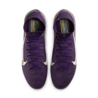 Nike Zoom Mercurial Superfly 10 Mbappé Elite Gras Football Boots (FG) Purple Gold White