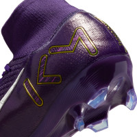 Nike Zoom Mercurial Superfly 10 Mbappé Elite Gras Football Boots (FG) Purple Gold White