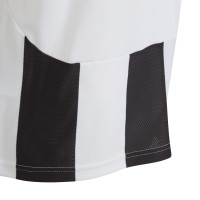 adidas Striped 24 Voetbalshirt Kids Wit Zwart