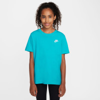 Nike Sportswear T-Shirt Kids Turquoise Wit