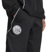 adidas Ajax Presentation Tracksuit Full-Zip 2025-2026 White Black Red