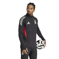 adidas Benfica Training sweater 1/4-Zip 2025-2026 Black White Red