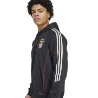 adidas Benfica Hoodie 2025-2026 Zwart Wit Rood
