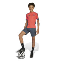 adidas Bayern Munich Training Shirt 2025-2026 Kids Orange Dark Grey