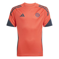 adidas Bayern Munich Training Shirt 2025-2026 Kids Orange Dark Grey