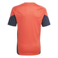 adidas Bayern Munich Training Shirt 2025-2026 Kids Orange Dark Grey