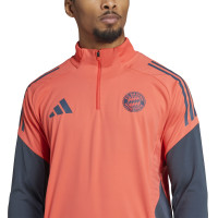 adidas Bayern München Trainingstrui 1/4-Zip 2025-2026 Oranje Donkergrijs