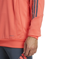 adidas Bayern München Track Trainingspak 1/4-Zip Hooded 2025-2026 Oranje Donkergrijs