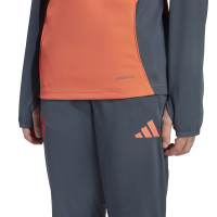 adidas Bayern München Trainingsbroek 2025-2026 Kids Donkergrijs Oranje