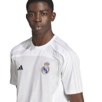 adidas Real Madrid Urban Purist T-Shirt 2025-2026 Light Grey White Black