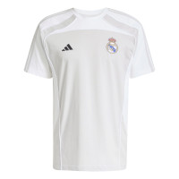 adidas Real Madrid Urban Purist T-Shirt 2025-2026 Light Grey White Black