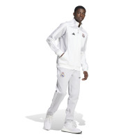 adidas Real Madrid Urban Purist Trainingspak Full-Zip 2025-2026 Wit Lichtgrijs Zwart