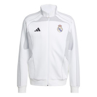 adidas Real Madrid Urban Purist Trainingspak Full-Zip 2025-2026 Wit Lichtgrijs Zwart