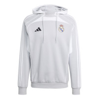adidas Real Madrid Urban Purist Hoodie 2025-2026 Lichtgrijs Wit Zwart