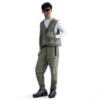 Nike Tech Sportswear Trainingsbroek Woven Grijsgroen Zwart