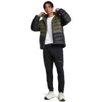 Under Armour Legend Down Hooded Jas Donkergroen Zwart