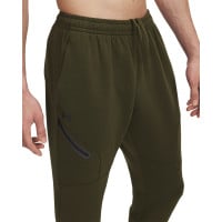 Under Armour Unstoppable Fleece Joggingbroek Donkergroen Zwart