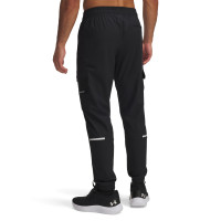 Under Armour Tech Utility Woven Cargo Pants Black Pink Silver