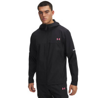 Under Armour Tech Utility Woven Trainingspak Full-Zip Zwart Roze Zilver