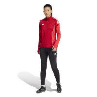 Survêtement de compétition adidas Tiro 25 1/4-Zip pour Femmes, rouge, noir, gris