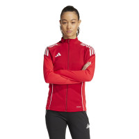 adidas Tiro 25 Competition Trainingspak Full-Zip Dames Rood Zwart Wit
