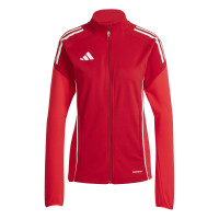 adidas Tiro 25 Competition Trainingspak Full-Zip Dames Rood Zwart Wit