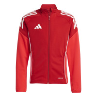 adidas Tiro 25 Competition Full-Zip Kids Tracksuit Red Black White