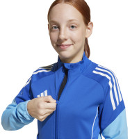 adidas Tiro 25 Competition Training Jacket Kids Blue Light Blue White