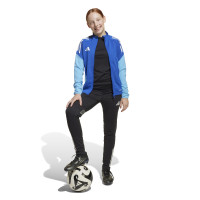adidas Tiro 25 Competition Training Jacket Kids Blue Light Blue White