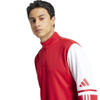 adidas Squadra 25 Trainingspak 1/4-Zip Rood Zwart Wit