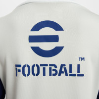 Nike Inter Milan Strike Trainingstrui 1/4-Zip 2025-2026 Kids Lichtgrijs Donkerblauw Wit
