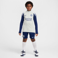 Nike Inter Milan Strike Trainingstrui 1/4-Zip 2025-2026 Kids Lichtgrijs Donkerblauw Wit